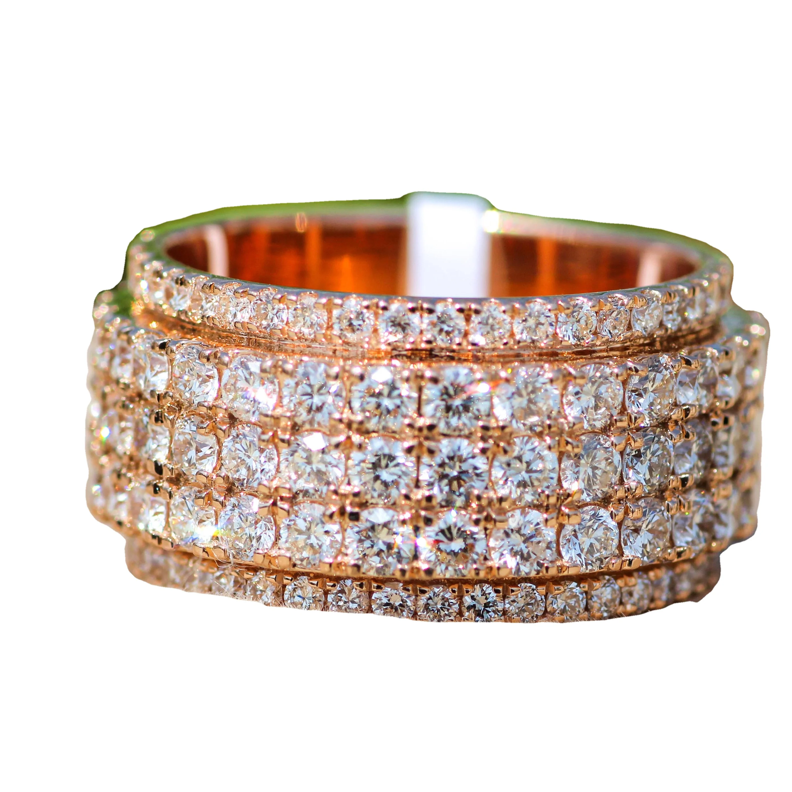 Лидер продаж, Кольцо Вечности с натуральными бриллиантами для мужчин, обручальное кольцо с бриллиантами, 14 гр, Золотое кольцо для мужчин, роскошный подарок для мужчин