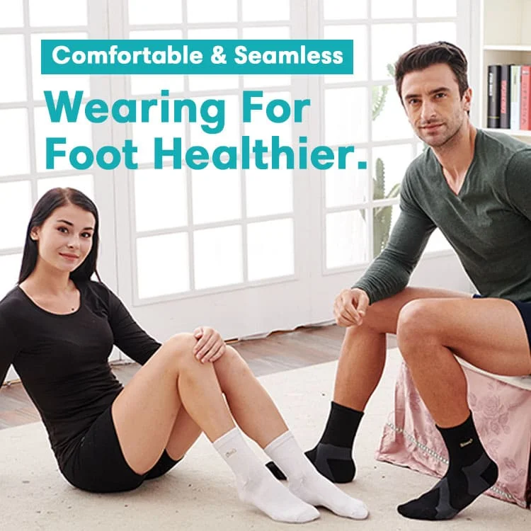 Экстра-подушка инфракрасная нить облегчение боли кровообращение нановолокно терапия отек ноги дальнее инфракрасное Функциональные носки до щиколотки