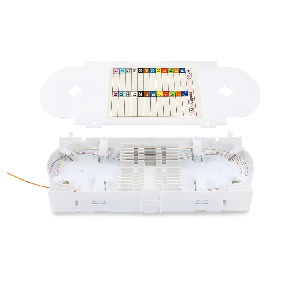 FCST01206 Optical Fiber Cable Splice Tray 12 core ABS Material