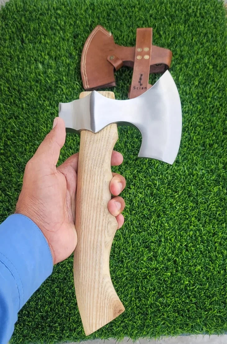 Wholesale Quality Handmade High Carbon Steel Axe Head Viking Axe Hatchet Axes Hatchets Carbon Steel tomahawk NKE 982602