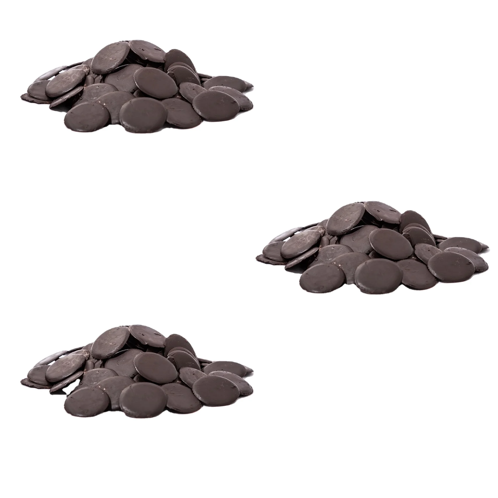 [Malaysia] Halal&Haccp Couverture 75% Dark Chocolate Button/Coins best for baking/toppings/decorations [bulk packaging]