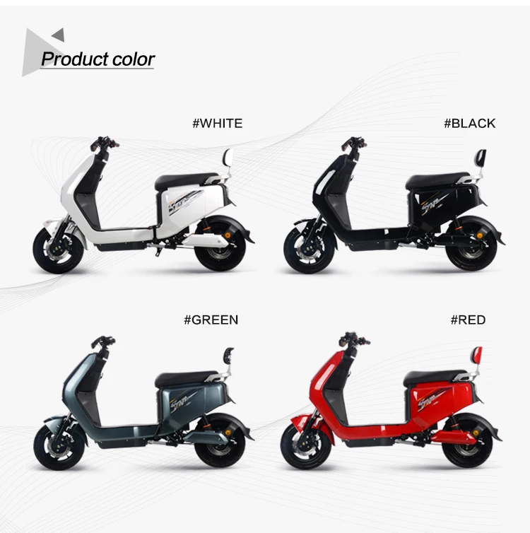 2024 Wholesale high quality 1000W 2000W e scooter high speed electric motorcycle