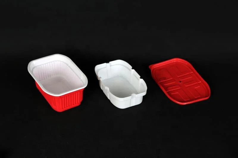 Automatic Disposable Tableware Plastic Trays Making Machine Thermoforming Machine with Production Line