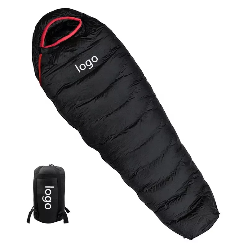 Wholesale And Cheap Price Custom Down Sleeping Bag Down Fill Ultralight Envelope Goose Down Bag For Cold Weather From Bangladesh