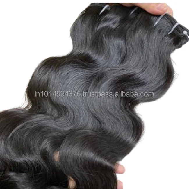 Горячая Распродажа! Индийские поставщики волос, новая коллекция натуральных волнистых необработанных человеческих волос!