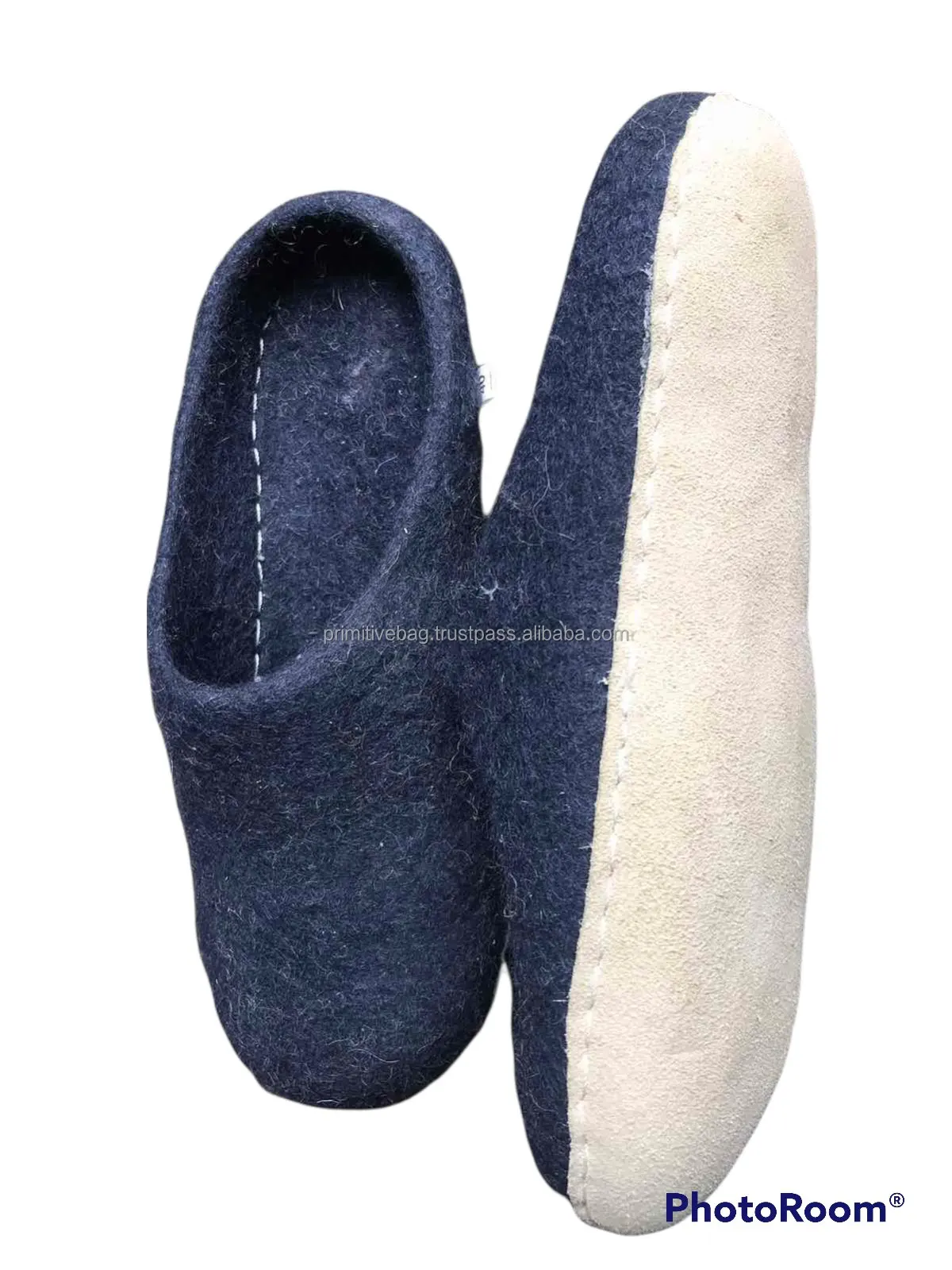 Felted wool slippers (3)