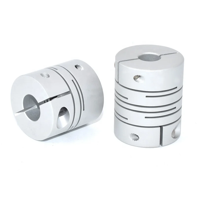 High-strength Aluminum Made Alloy Backlashless Beam Slit  Aluminum Flexible Shaft Coupling
