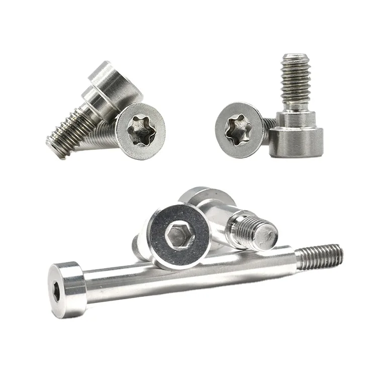 Stainless Steel SS 304 316 M6 M8 M10 Socket Flat Cheese Knurling Head Shouldered Bolts