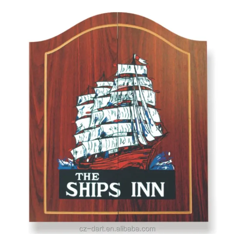 Очаровательно элегантный продукт для стрельбы деревянный шкаф Дартса с манерным деревенским видом