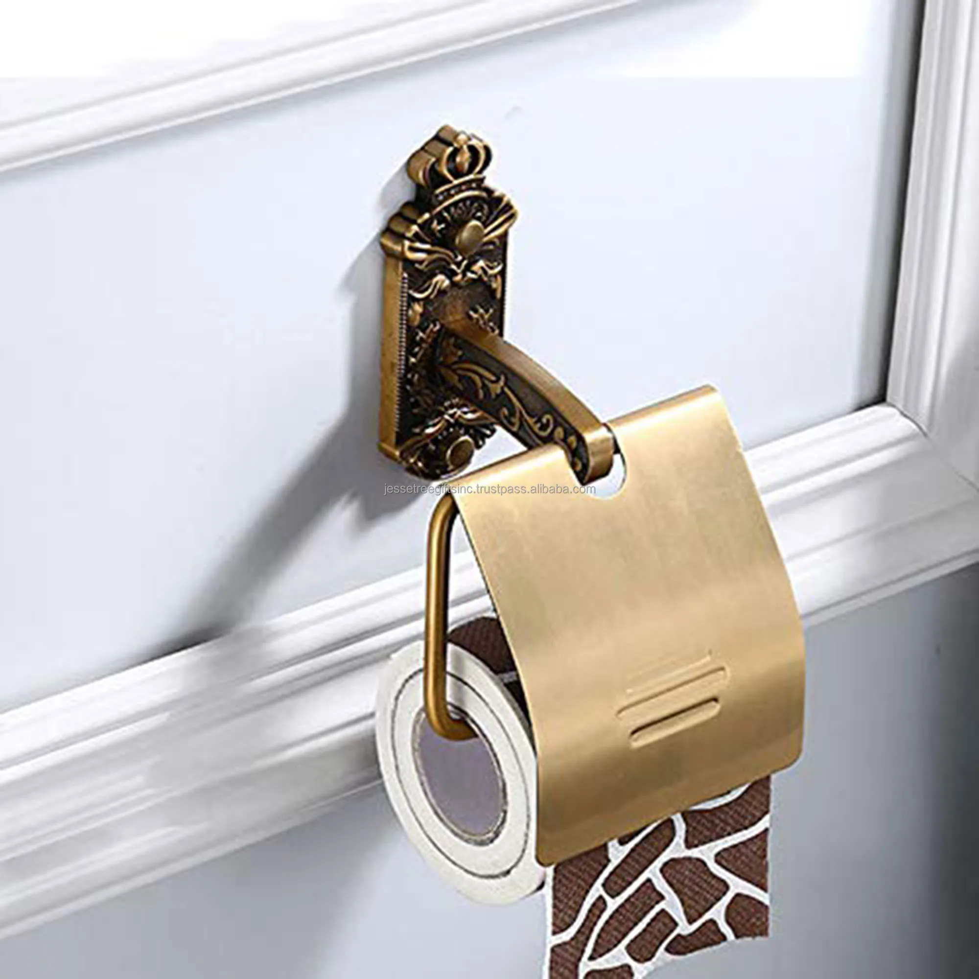 Stainless Steel Toilet Paper Holder Modern European Style With Chrome Plating Finishing Excellent Quality For Organization