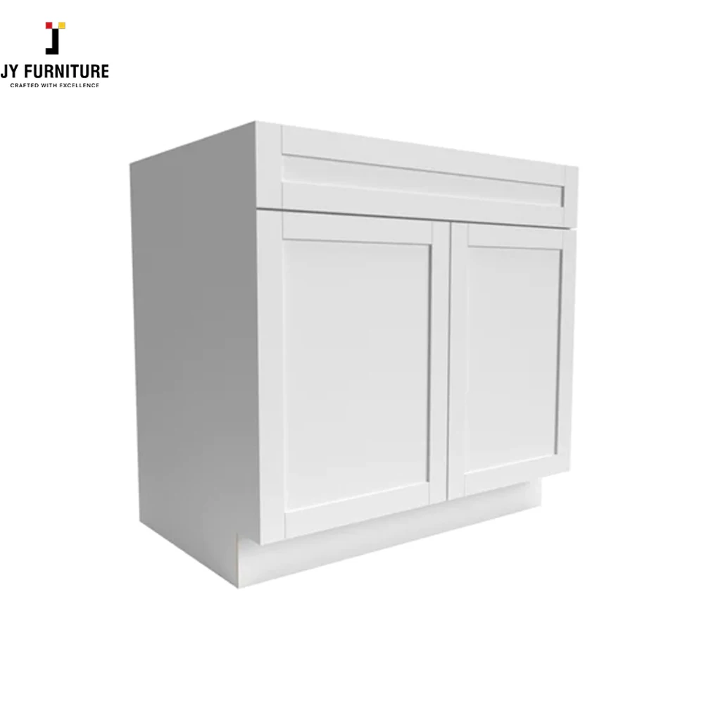 JY Vietnamese Supplier Full Storage Luxury Premium Quality Competitive Price Plywood Carcass White Wood Cabinets