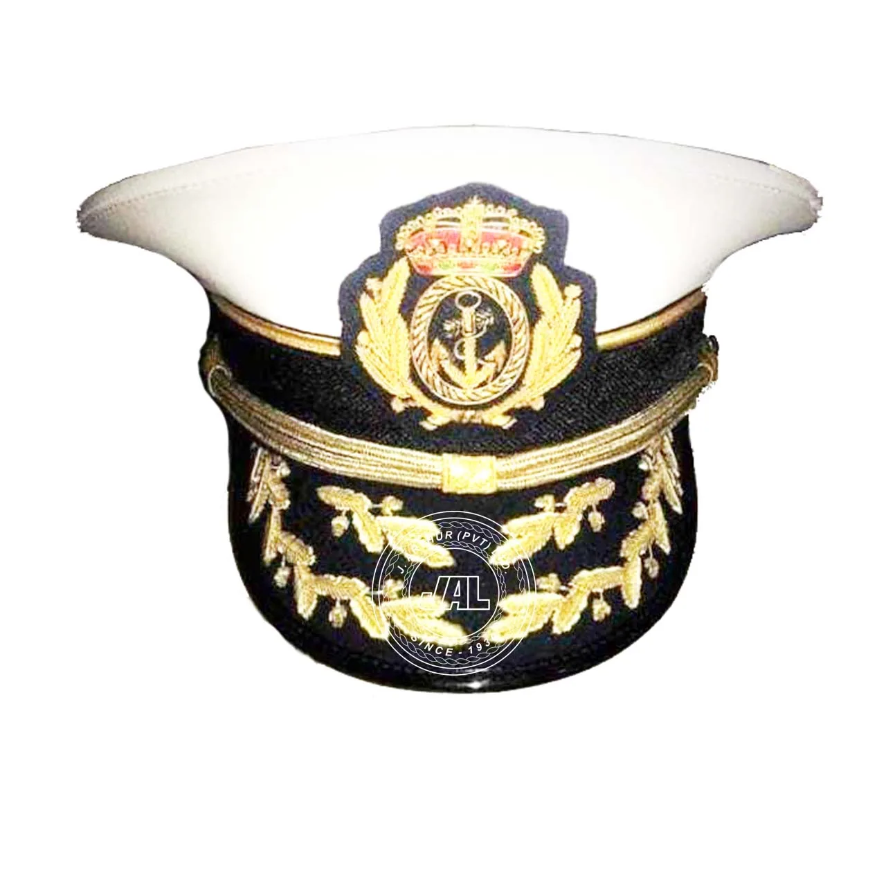 Customized Ceremonial Parade Peak hat Officer Peak Hat Premium Quality Embroidered Peaks With Your Own Logo