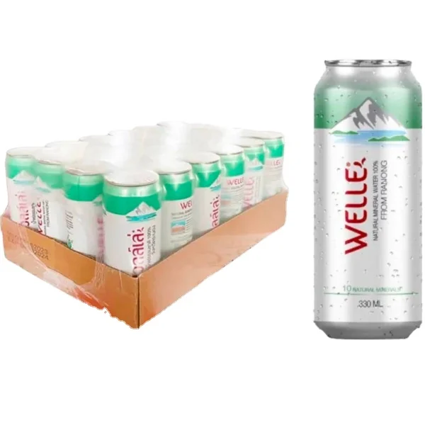 Welle Mineral in can mineral water from natural spring Wholesale mineral water in can from factory Product of Thailand