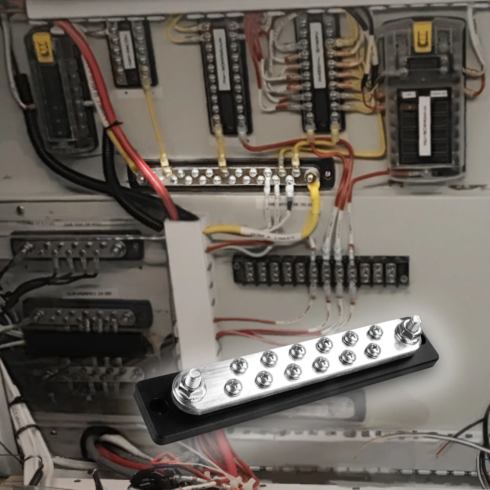 YIS Marine heavy duty bus bar 150A imperial threading