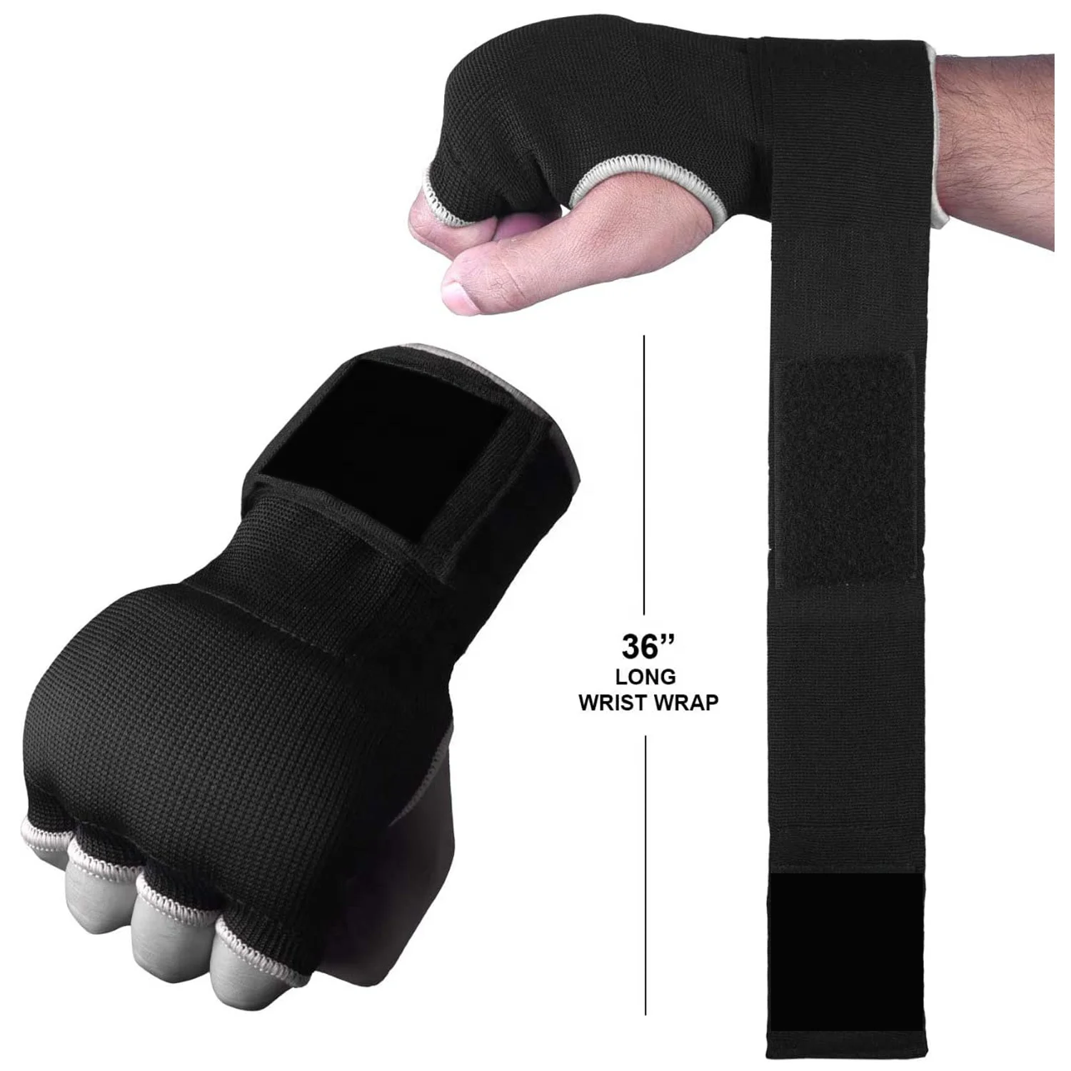 Wholesale Price Boxing Fist Quick Easy Gel Gloves Hand Wraps Inner Gloves Bandages Protective Boxing Training 2024