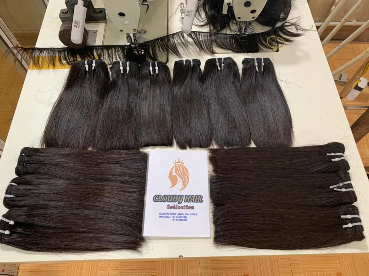 Костяные прямые вьетнамские человеческие волосы класса 10A 12A высококачественные завод во вьетнаме