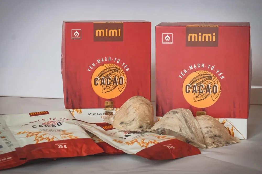 Продукт птичьего гнезда Mimi Ласточка Овсянка (какао) Сделано во Вьетнаме высокое качество