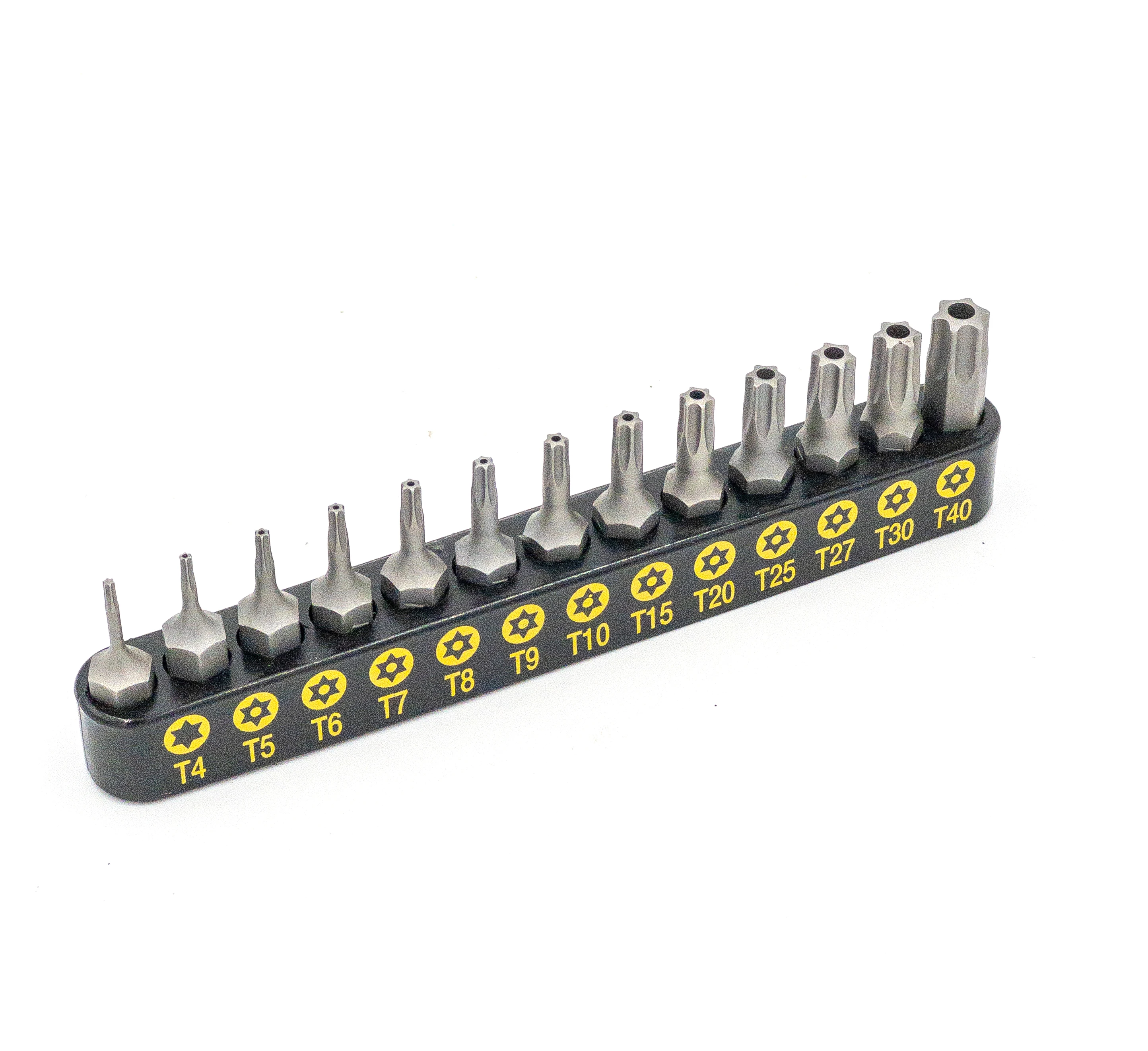 Taiwan Made High Quality Star Security Torx 5 points Bit Set T5-T40 with bit holder