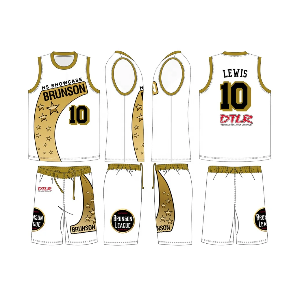  OEM баскетбольная майка Джерси без рукавов с цифровой печатью (баскетболные Майки и шорты