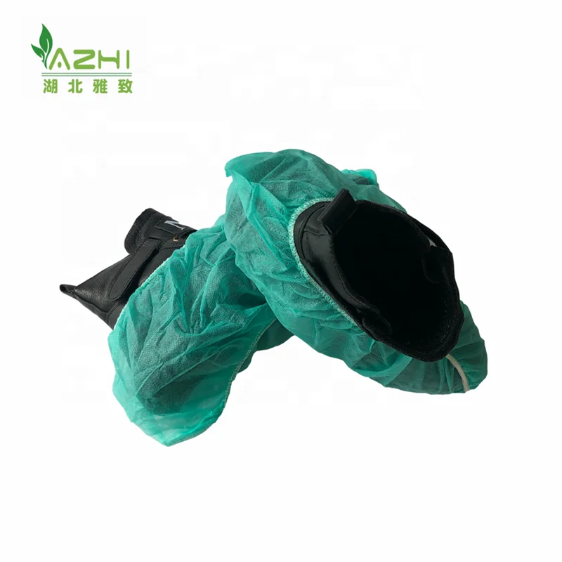 automatic shoe cover machine medical anti slip shoe protector cover disposable cycling green shoes covers anti skip
