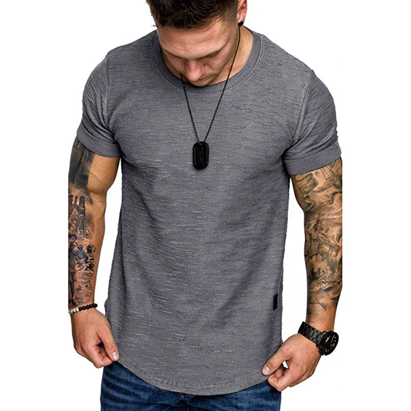 Oem Wholesale Custom Male Workout Gymwear Bulk Quick Dry Sport Fitness Men Running Athletic TShirts