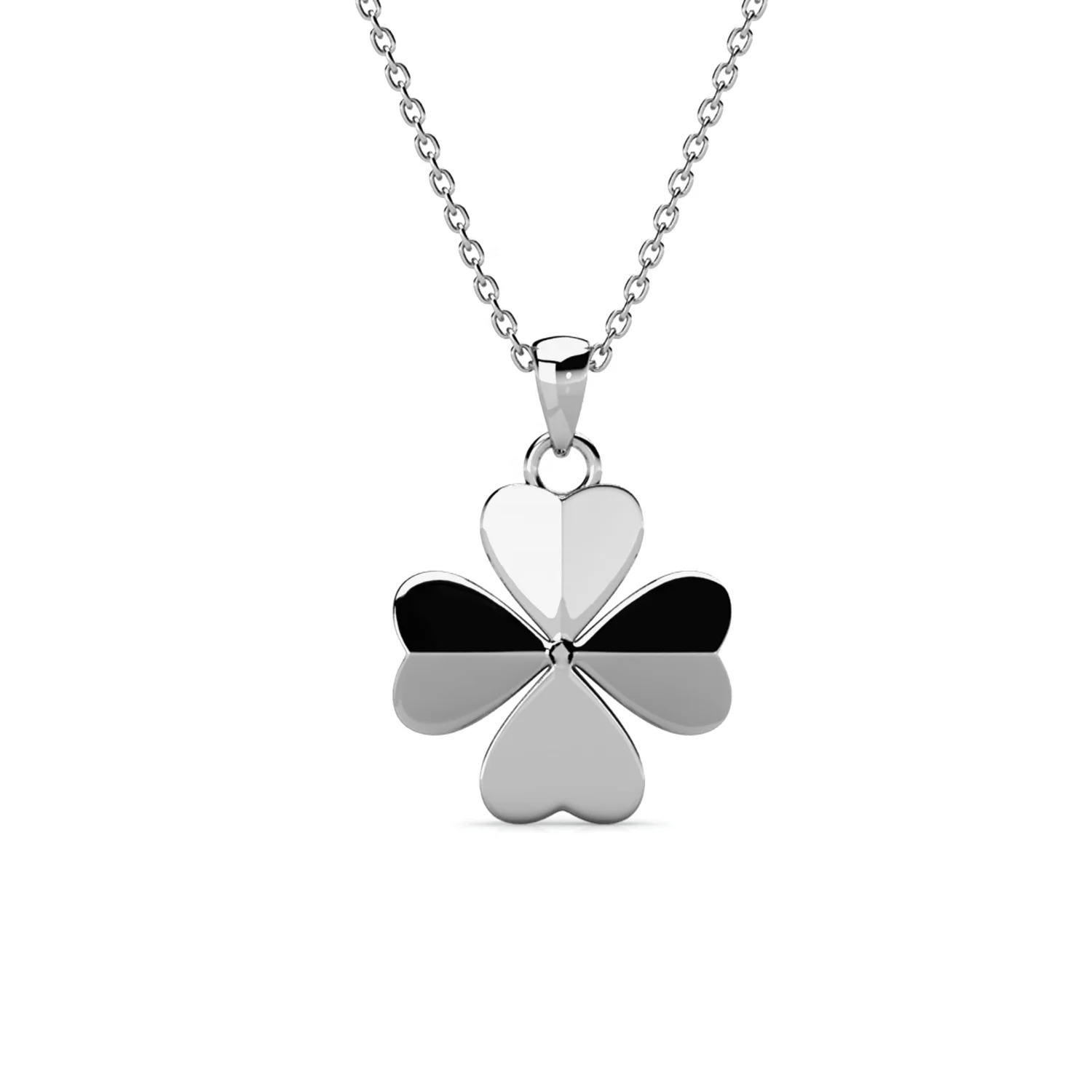 Premium Austrian Crystal Women Accessories Jewelry Lucky For Leaf Clover Petal Pendant FREE Necklace Chain Destiny Jewellery