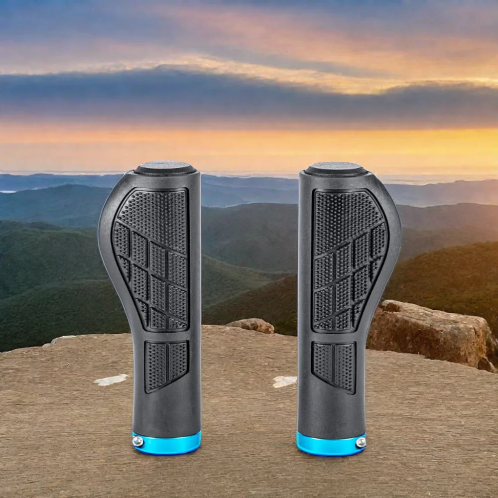 Ergonomic Lock-On Trekking Bike Handle Bar Grips Rubber