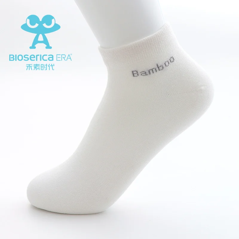 Bioserica Era Anti-Odor Bamboo Fiber Custom Socks High Quality Crew Socks Custom Logo Socks Bamboo