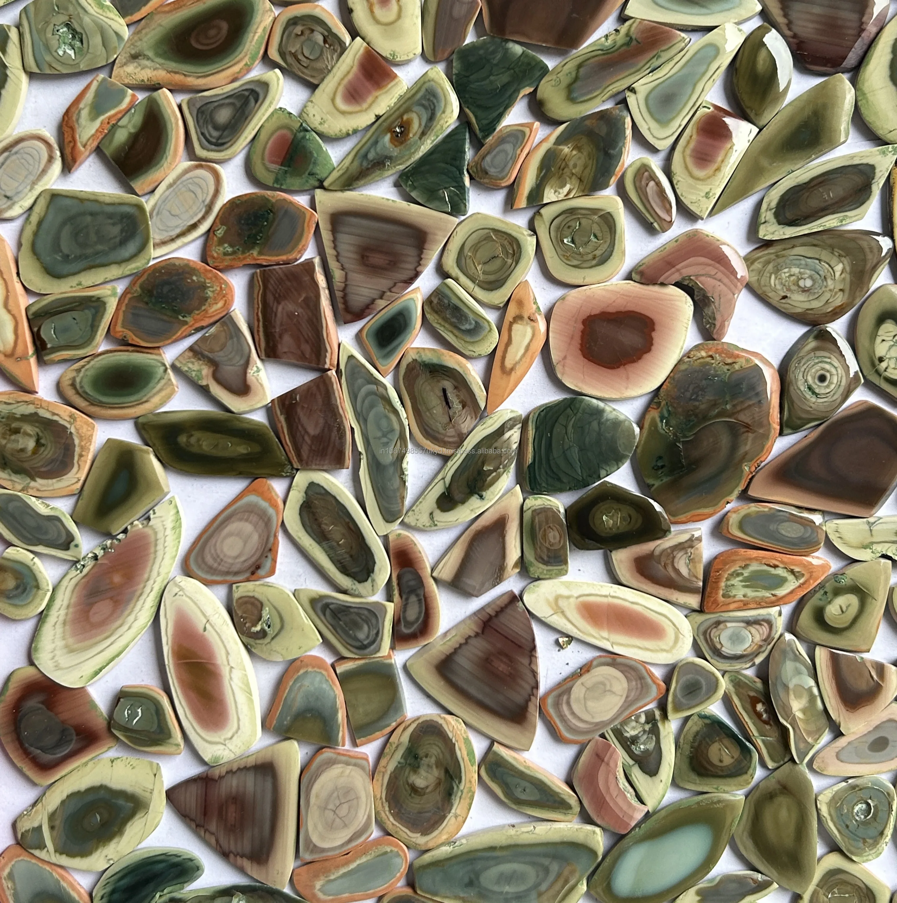 BEST SELLING Natural Imperial Jasper Slices Top Grade Quality Imperial Jasper Slice Loose Gemstone For Making Jewelry