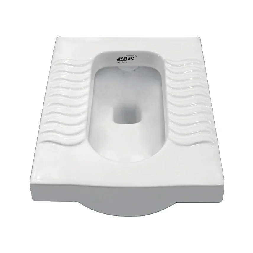 Top Listed Exporter of 100% Ceramic Material Made Squatting Pan Toilets at Reliable Market Price