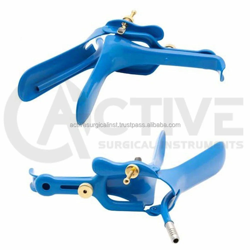 LEEP Graves Vaginal Speculum With Smoke Evacuation Tube LETZ Coated Stainless Steel Gynecology Speculum Small Medium Large