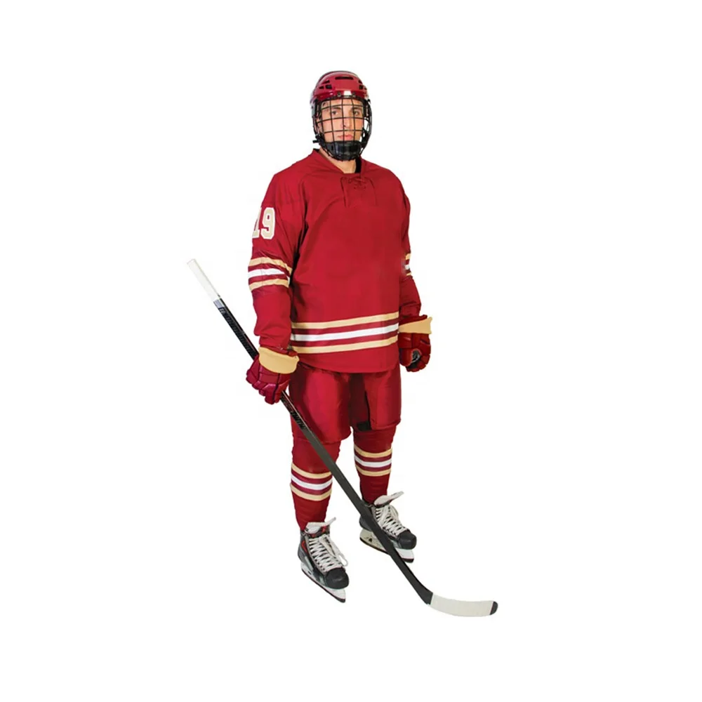 Premium Quality Ice hockey jersey customize logo children size adult size ice hockey uniforms.