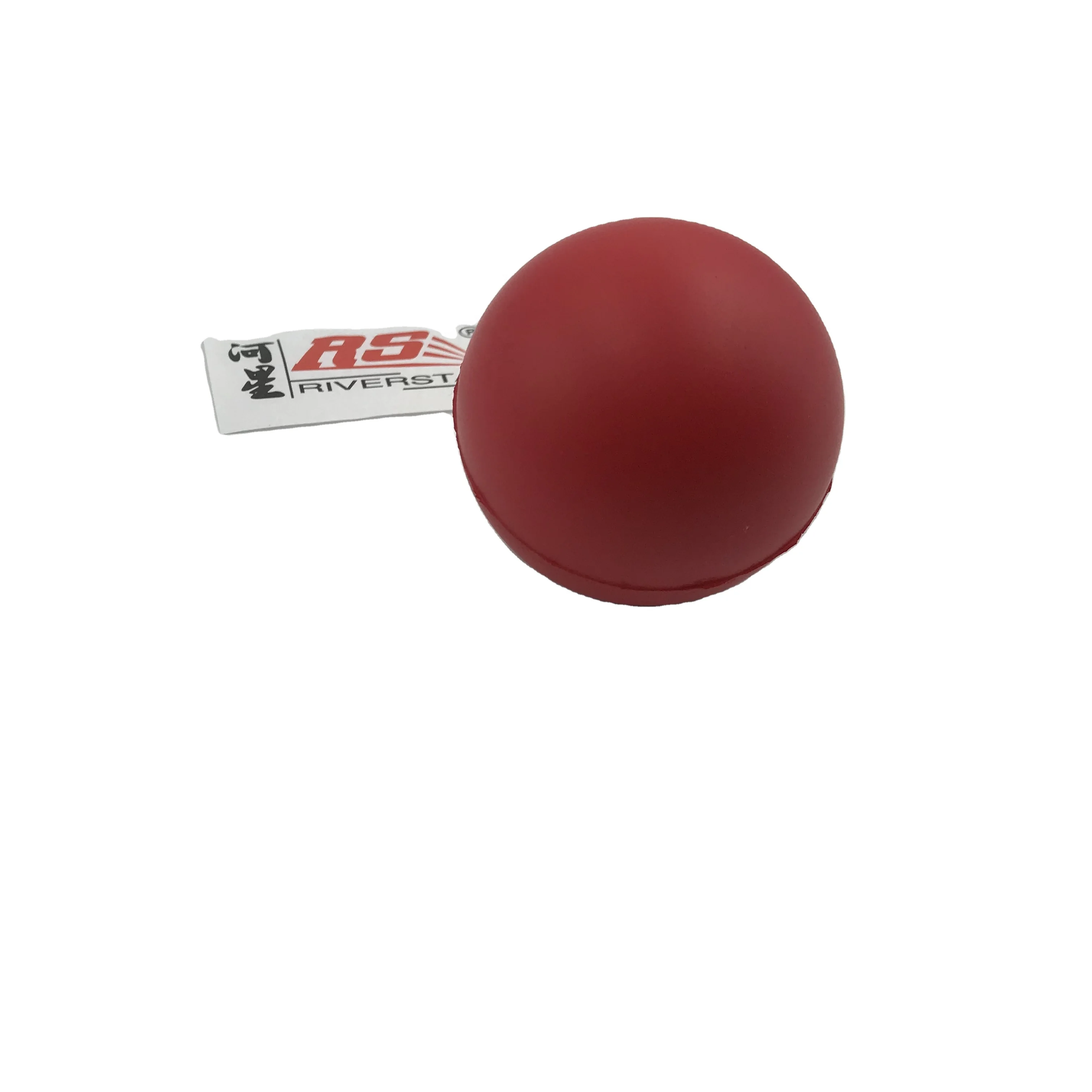 5 cm Manufacture Custom Logo Promotional Stress Smiley Release Pressure Round Toy Squeeze Soft Ball 5cm PU Red Ball