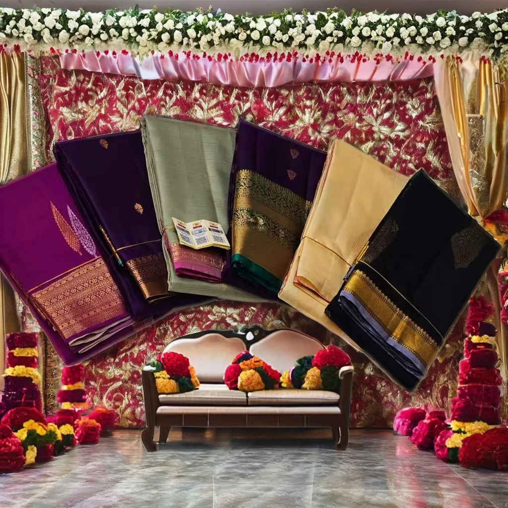 Silk Saree for Indian and Pakistani Clothing