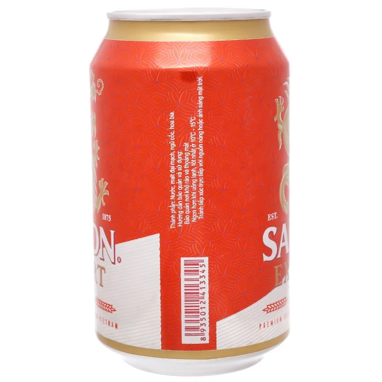 SAIGON EXPORT BEER CAN 330ML