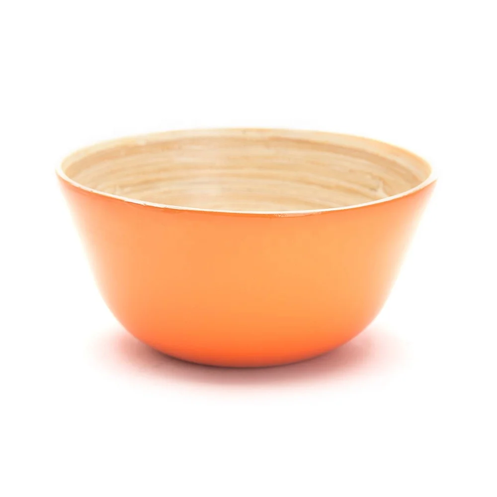 Best selling products 2021 in europe handmade bamboo fruit bowl tableware