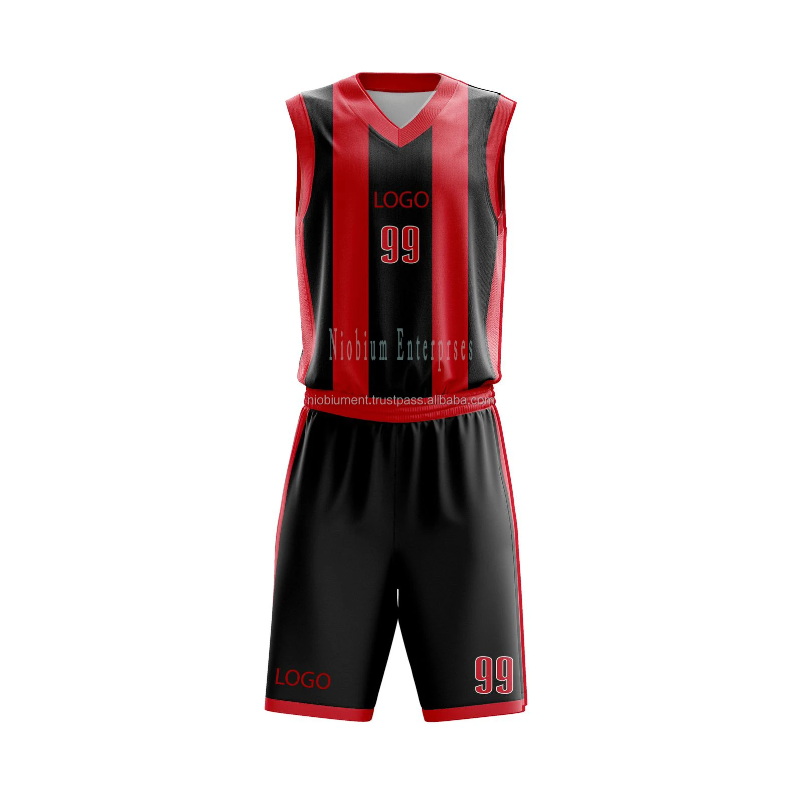 Customized Cheap Basketball Wear Unique Basketball Jersey American Basketball Shorts with Numbers