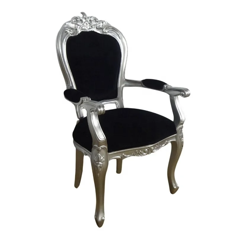 Старинные репродукция стулья деревянный обеденный стул классический барокко боковые для столовой домашней мебели и ресторана