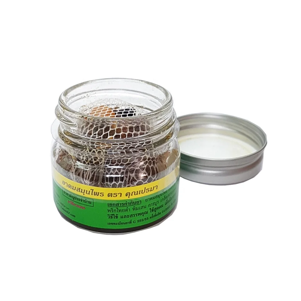 Dry Herb Vaporizer Thai Herbal Original Thailand Nasal Inhale, Refresh, Relax Herbs And Natural Extracts Essential Oil