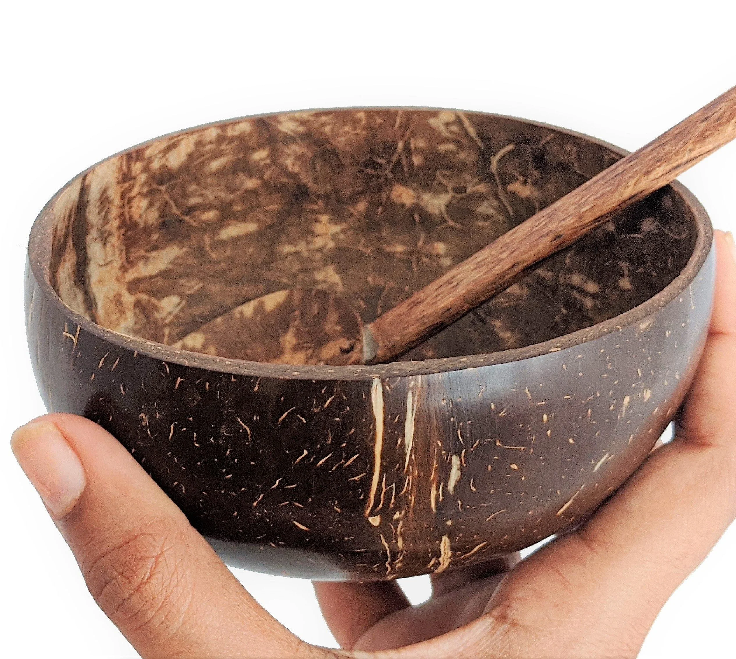 Высококачественная Кокосовая чаша уникальный винтажный индивидуальный дизайн резная из кокосовой скорлупы для производства продуктов питания во Вьетнаме