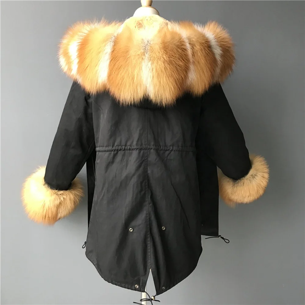 New Design Custom Made Factory Wholesale Fashion Winter Clothes Newest  Jacket Ladies Fur Coat Patchwork