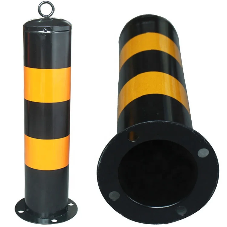 Quality Steel Pipe Anti collision Guardrail  Car Stopper Parking Space Limiter High Quality U-shaped Steel Tube Guard for sale