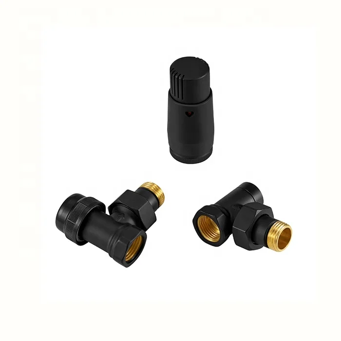 Heated Towel Rack Thermostatic Radiator Heating Valve Smart Home TRV Angled  Valve