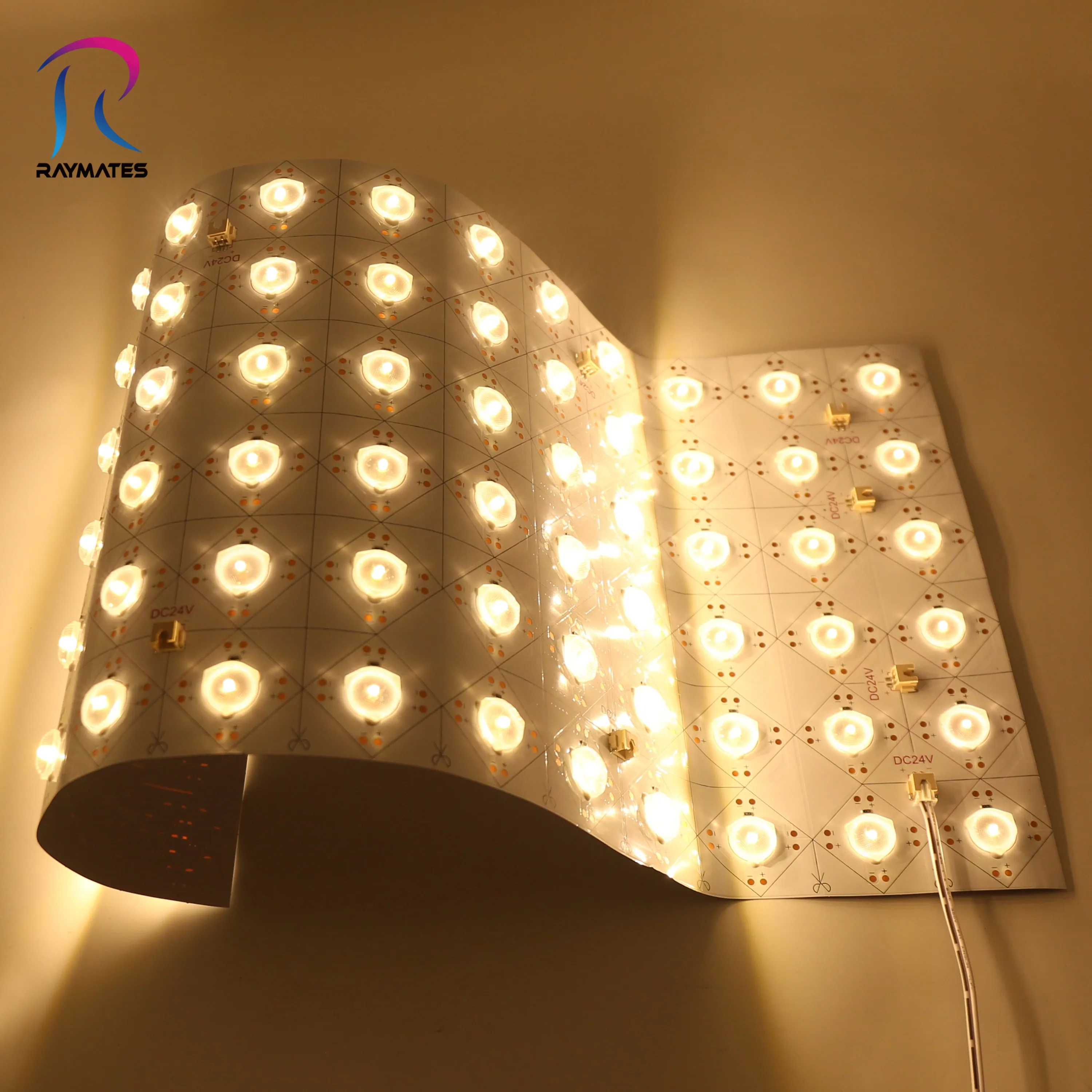 SMD2835 CRI85 72LEDs Optic rgb led strip160 Degrees Individual Cuttable flexible led light sheet