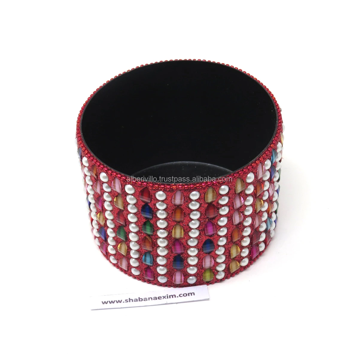 High Quality  Pen Holder Organizer Beads and Mirror Indian Handmade Pen for Gifts and Souvnier from Indian Manufacturer