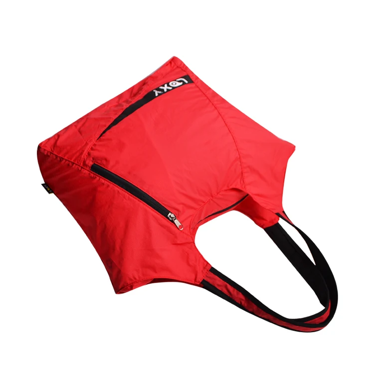 Rpet Tote Bag Large Capacity custom logo polyester gym bag shopping Bag with holder yoga mat handbag for women