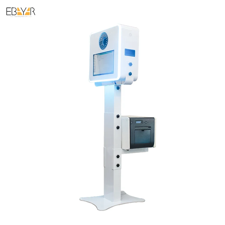 Adjustable photo booth  Amazing portable robot shell take photo with family and friends photo booth for rental party use