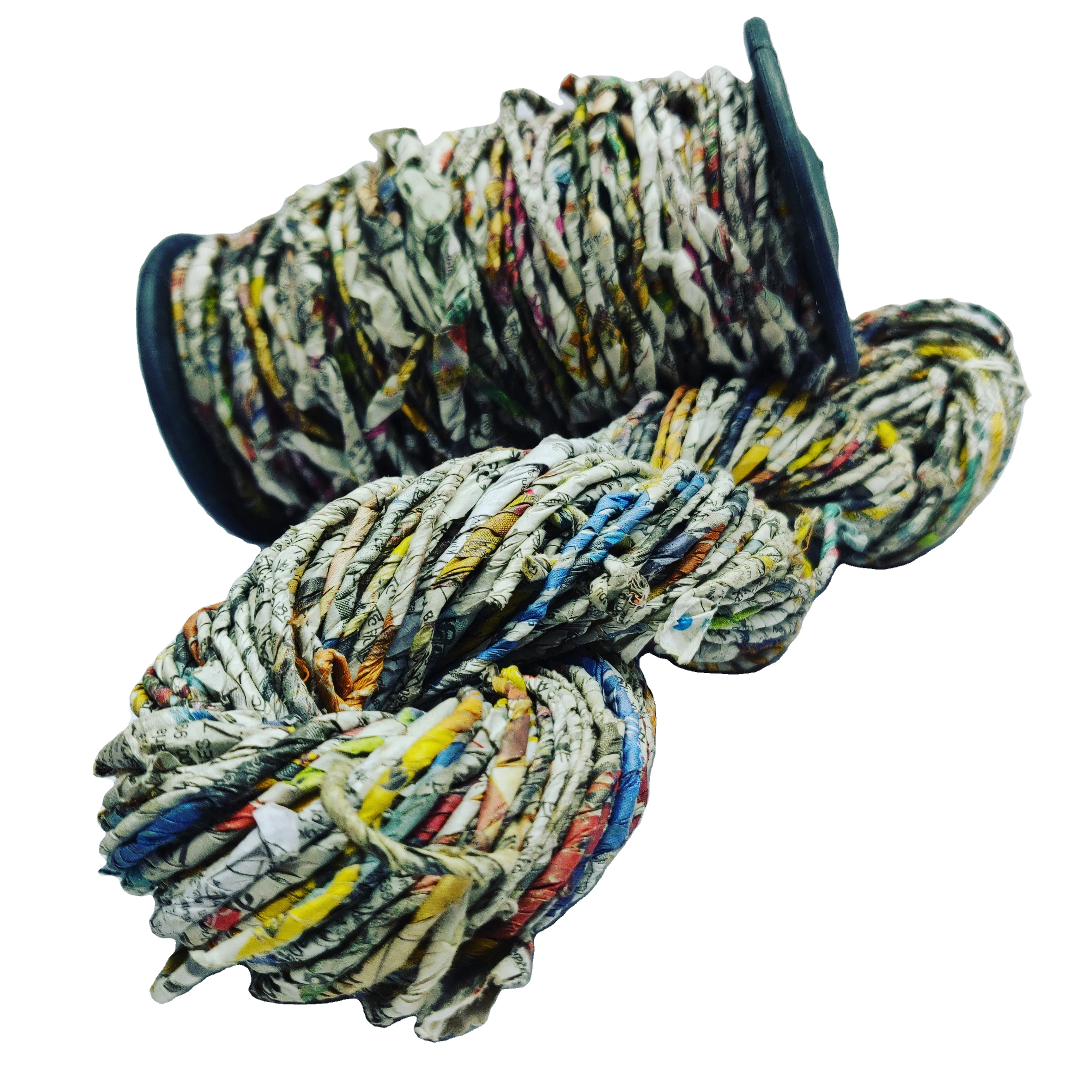 Newspaperspace Окрашенная Пряжа сумка хлопок вискоза техники деталь упаковки узор Цвет вяжущего материала Нормальная ткань происхождения