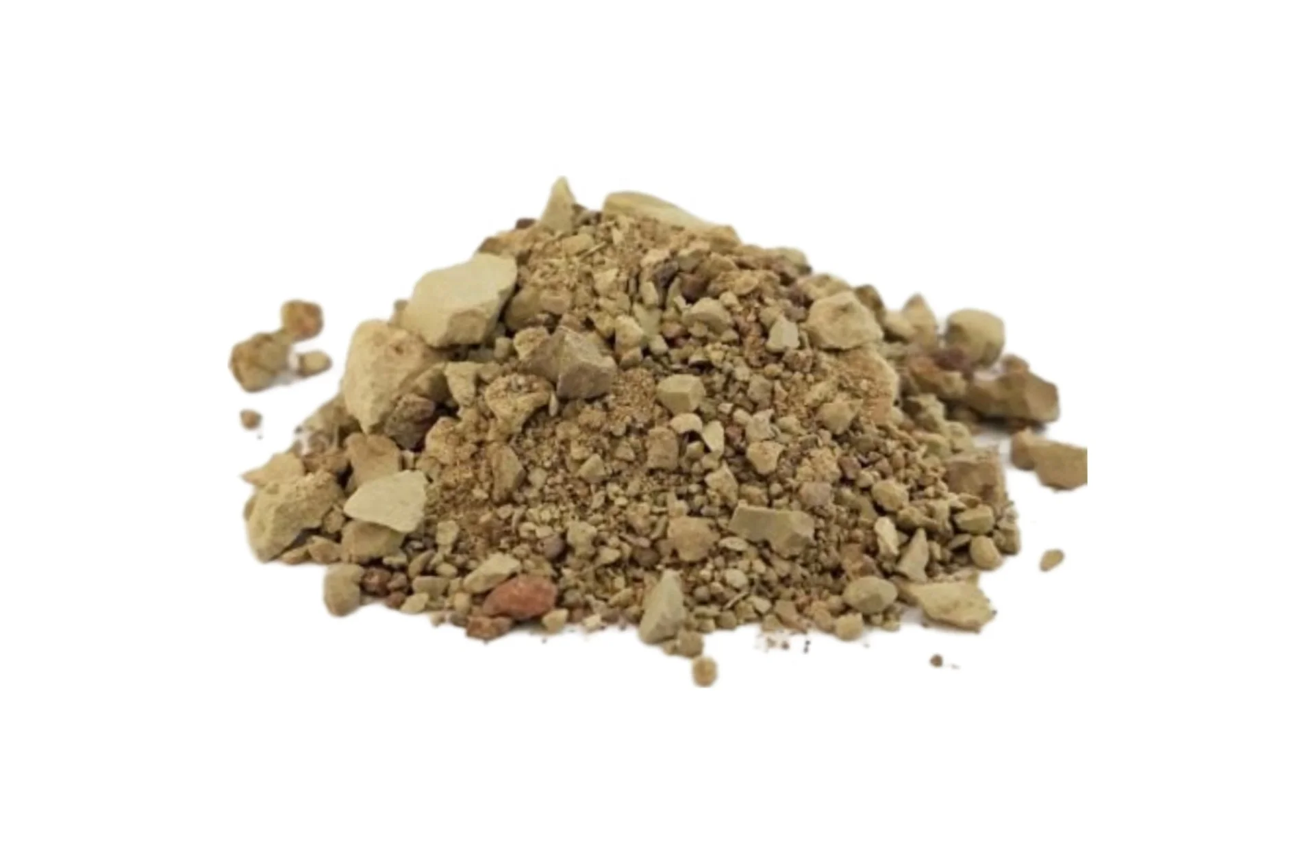 Earthing grade Processed Sodium Bentonite Lumps in 25 KGS bag packing from Asian Minerals and Allied Industries India