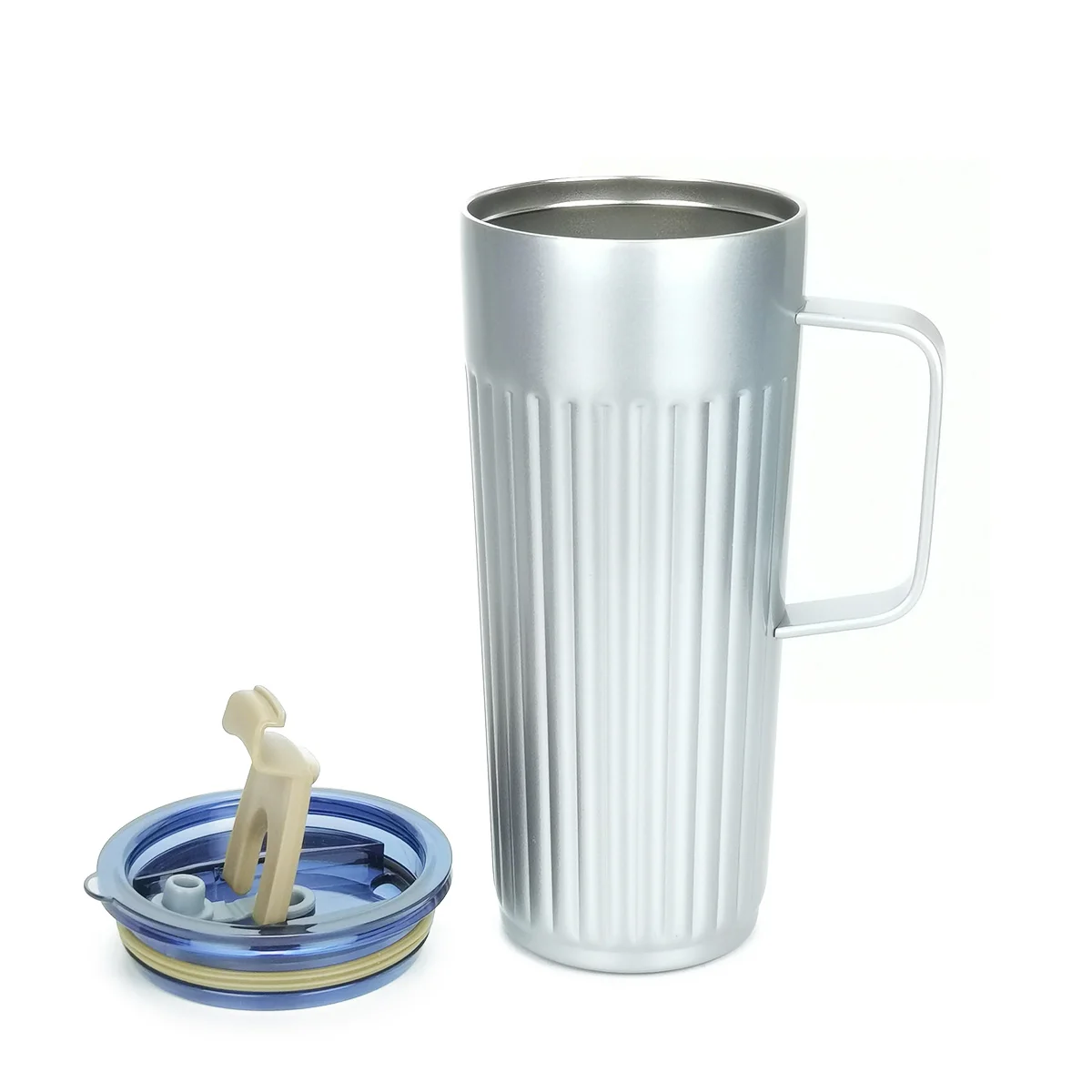 Hot sell  17oz new arrival irregular stainless steel tumbler with handle custom logo coffee mug termos vasos termicos